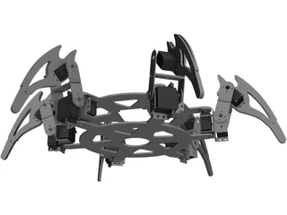 CH3-R 6 Leged Robot 3D Model preview