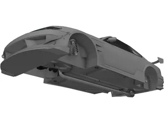 Nissan S15 Silvia Body 3D Model preview