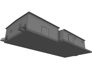 Oil Factory 3D Model preview