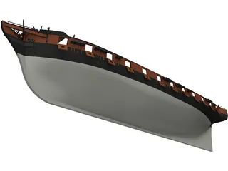 La Creole Hull 3D Model preview
