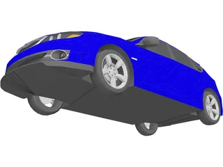 Subaru Impreza WRX STi 3D Model preview