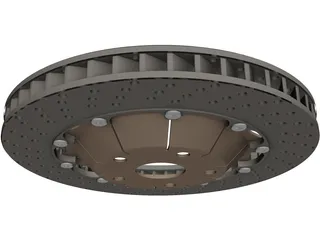 Brake Disc 350 mm 3D Model preview