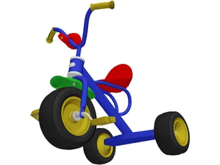 Tricycle 3D Model preview