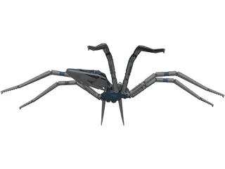 Mechanical Spider Robot 3D Model preview