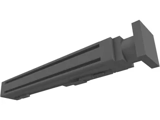 Amortiguador 3D Model preview