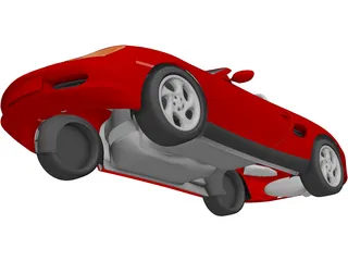 Porsche Boxster (1997) 3D Model preview