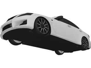 Lexus IS-F (2009) 3D Model preview
