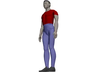 Man 3D Model preview