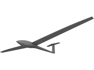 DG 100 Glider 3D Model preview