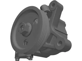 Power Steering Pump Honda Prelude H22A (1993-2001) 3D Model preview