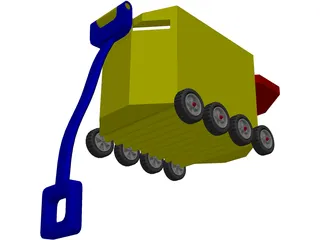 Little Car 3D Model preview