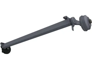 Axle 3D Model preview