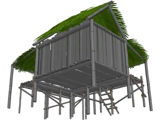 Bungalow 3D Model preview