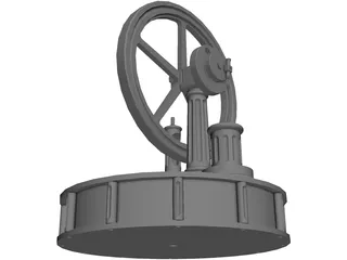 Miser Stirling Engine 3D Model preview