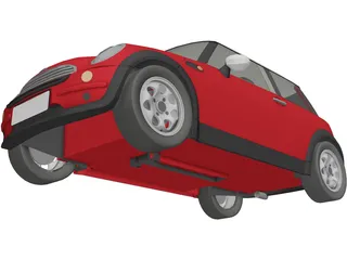 Mini Cooper 3D Model preview