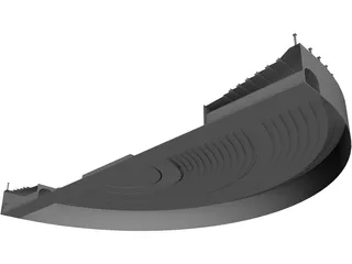 Odeon Amphitheater 3D Model preview