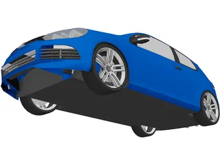 Volkswagen Golf V Mk6 GTR 3D Model preview