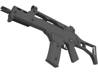 Heckler&Koch G36C 3D Model preview