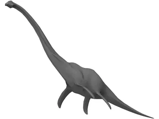 Nessie Dinosaur 3D Model preview