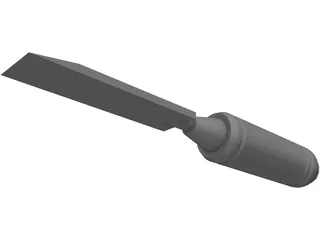 Chisel Tool 3D Model preview