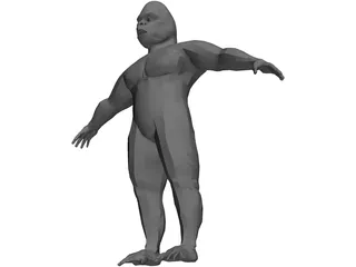 King Kong 3D Model preview