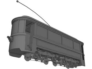 Trolley 3D Model preview