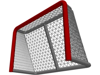Hockey Goal 3D Model preview