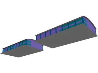 Industrial Units 3D Model preview