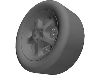 Wheel Racing [+Caliper] 3D Model preview