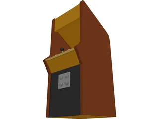 Arcade Game 3D Model preview