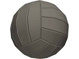Volleyball 3D Model preview