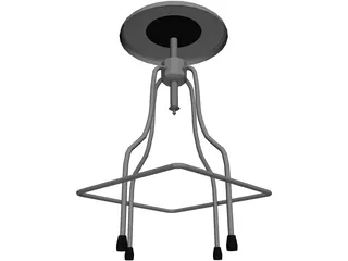 Precision Stool 3D Model preview