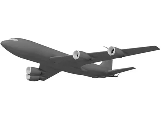 KC-135R Stratotanker 3D Model preview