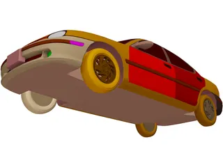 Dodge Neon (1995) 3D Model preview