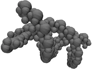 DNA Strand 3D Model preview