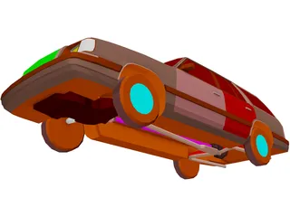 Plymouth Reliant Wagon (1985) 3D Model preview