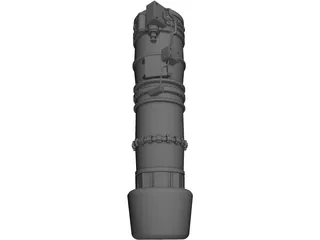 Jet Engine 3D Model preview