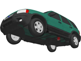 Ford Escape XLT (2001) 3D Model preview