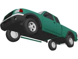 Ford Ranger Pickup (2001) 3D Model preview