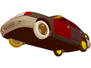 Hyundai Accent (1995) 3D Model preview