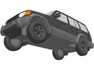 Mitsubishi Montero (1995) 3D Model preview