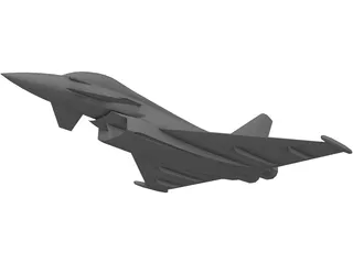 Eurofighter 2000 3D Model preview