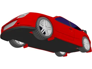 Citroen Xsara Coupe Rally Car 3D Model preview