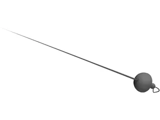 Old Roman Sword 3D Model preview