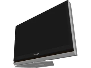 TV Toshiba Regza Z1000 3D Model preview