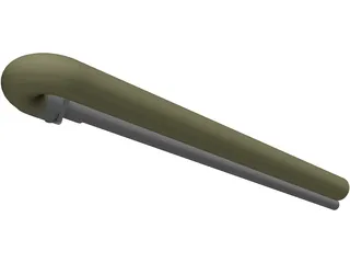 Spud Gun 3D Model preview