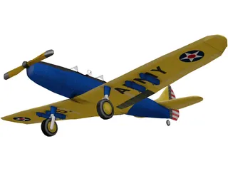 Ryan PT-19 Cornell 3D Model preview