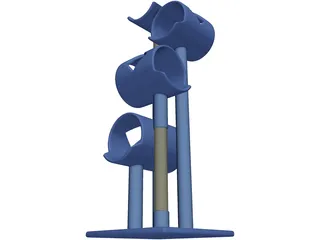 Cat Tree 3D Model preview
