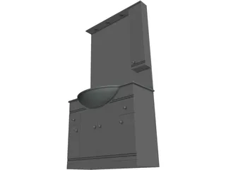 Bath Furniture 3D Model preview