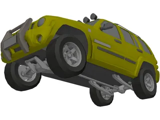Jeep Liberty 3D Model preview